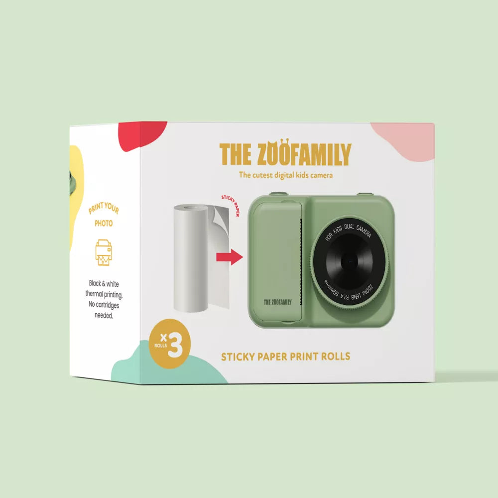 Confezione della Carta Adesiva per Fotocamera The Zoofamily