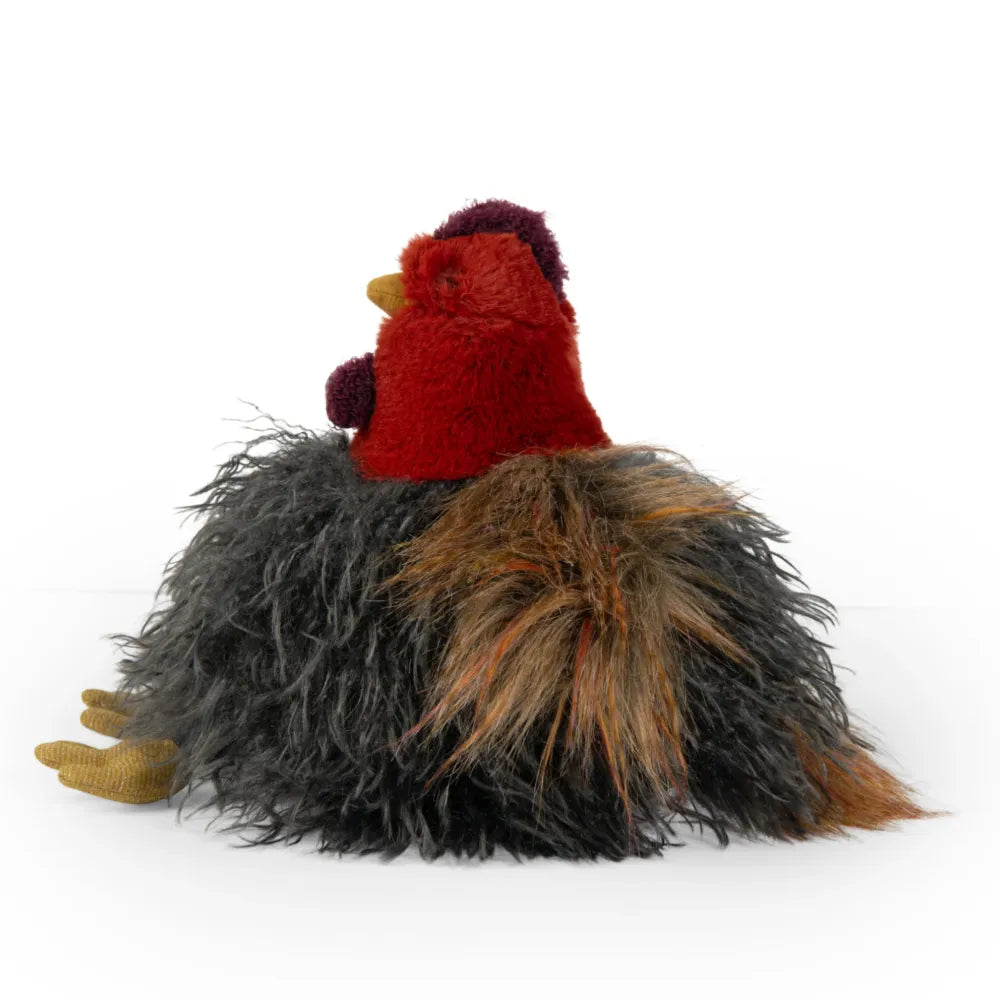 Peluche Gallina Moulin Roty di profilo