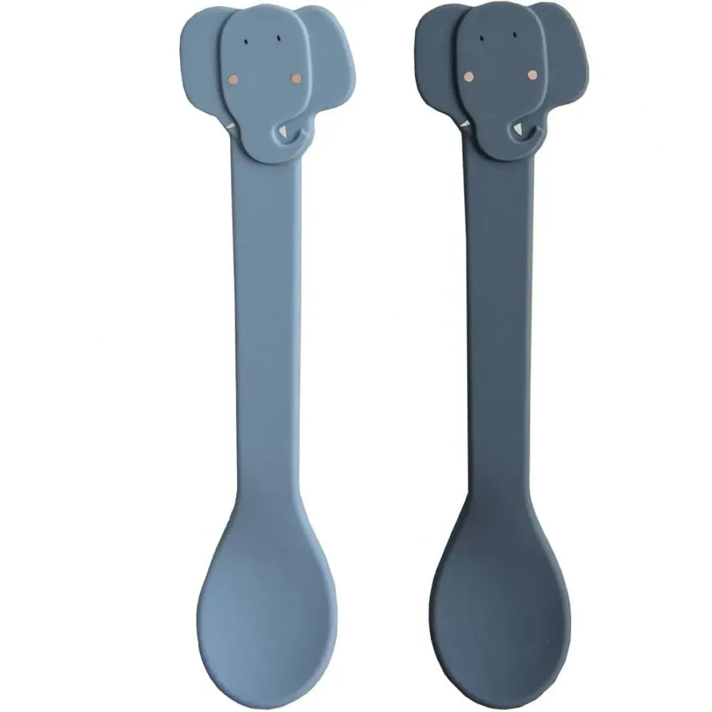 Set Cucchiai in Silicone Trixie Mr. Elephant
