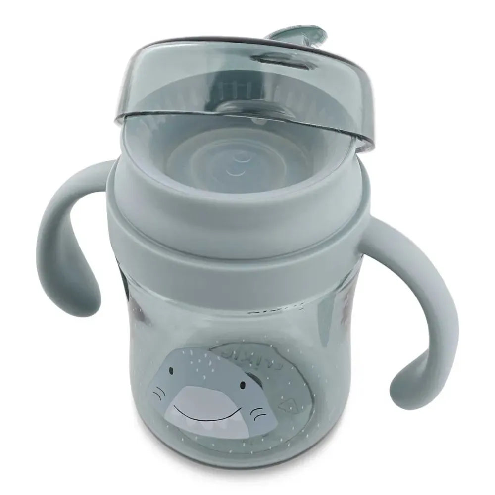 Tazza d'Apprendimento Antigoccia Trixie Mr. Shark aperta