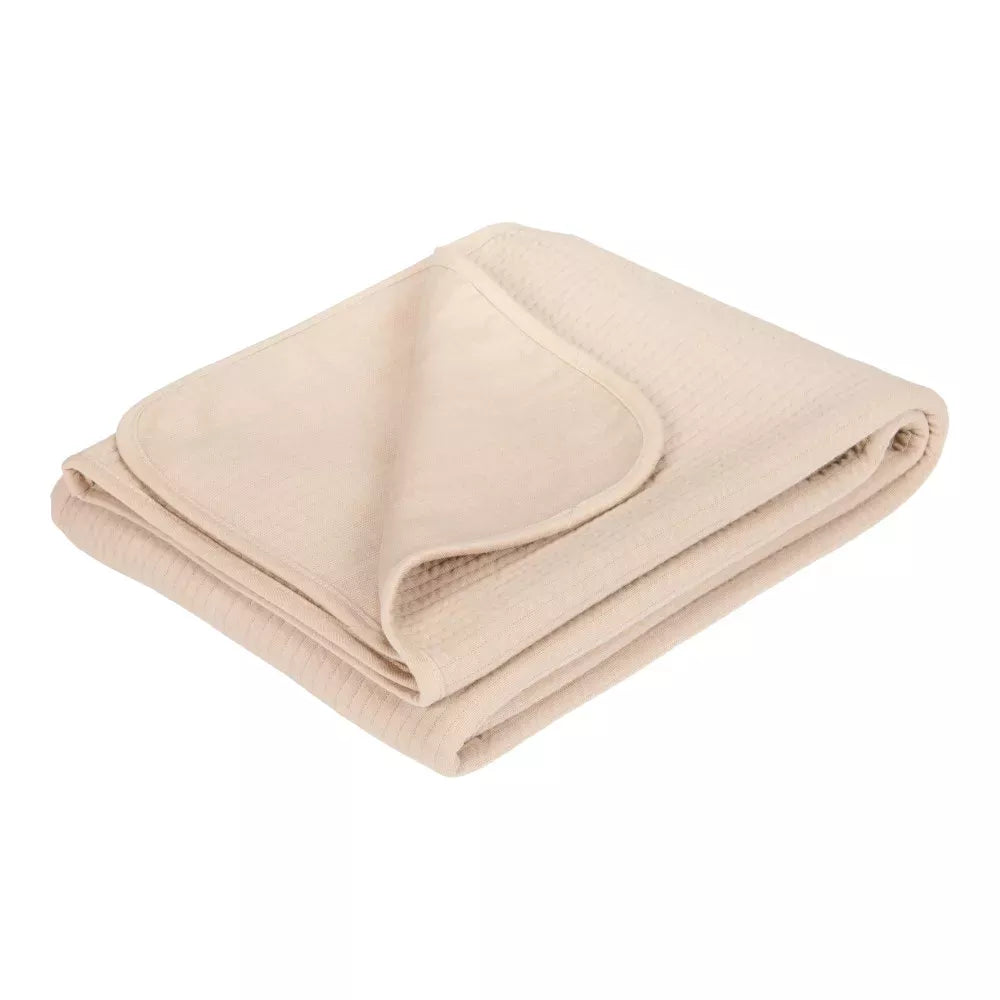 Copertina Tricot Beige Little Dutch piegata