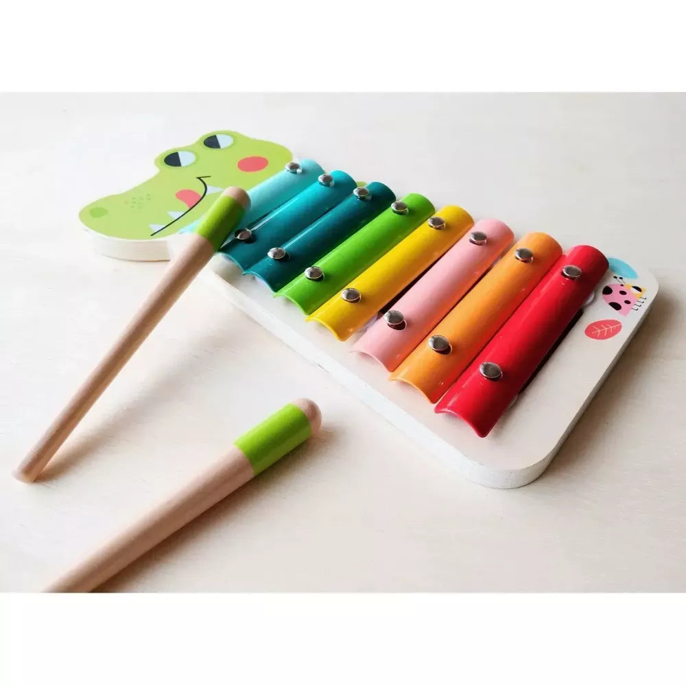 Esempio Xilofono Coccodrillo Tooky Toy