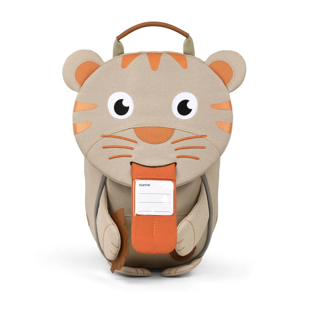 Zainetto Asilo Pure Edition Affenzahn Tigre con lingua per il nome tirata